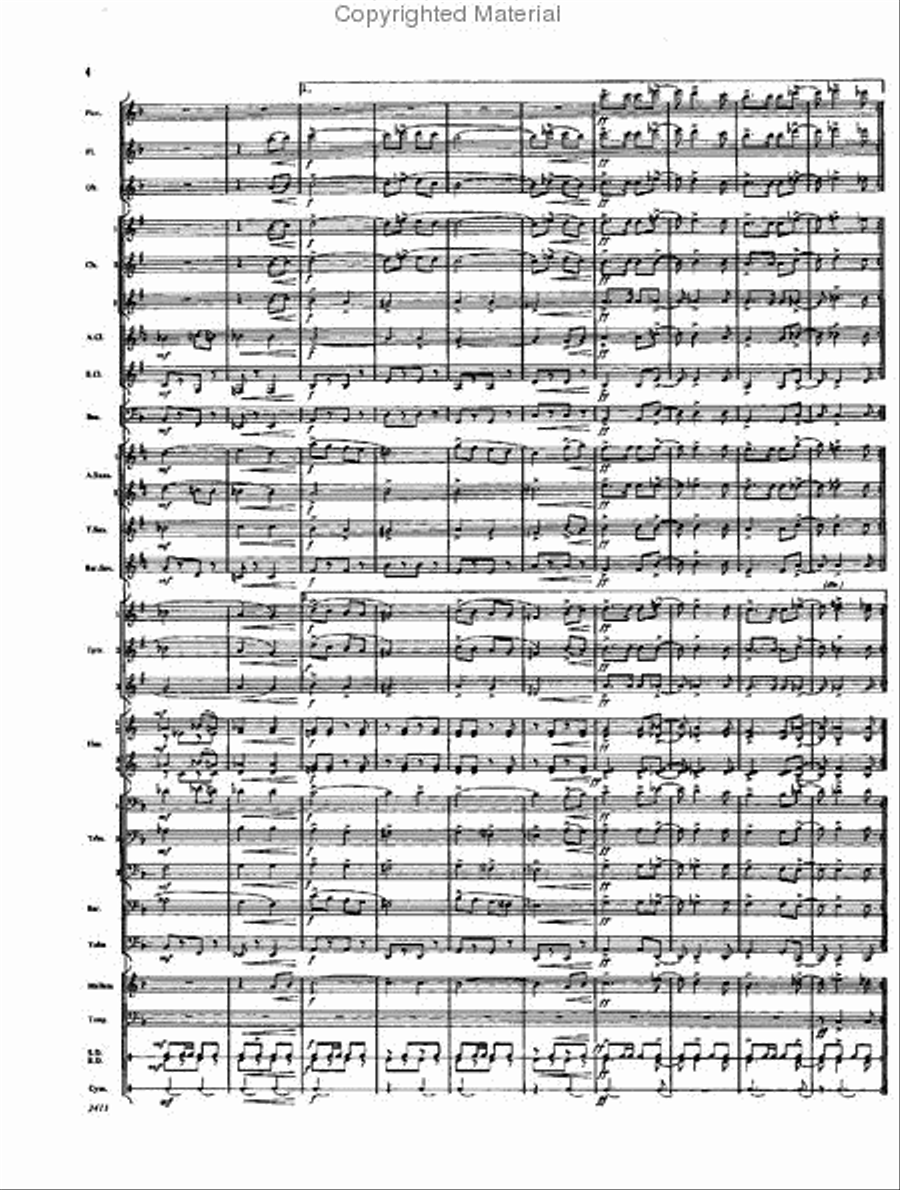 Silvercrest Concert Band scores gallery preview page 3