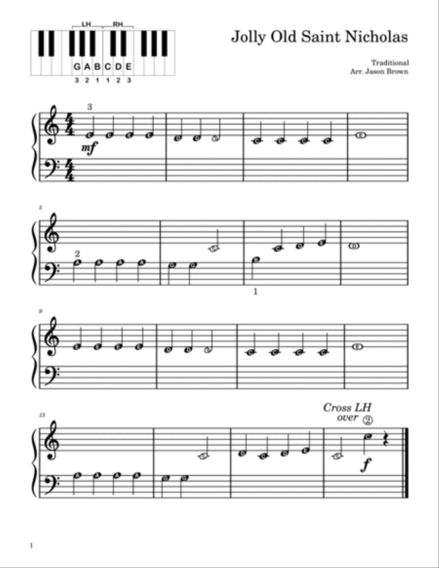 Christmas Collection, Beginner, Pre-Reading Piano Method scores gallery preview page 2