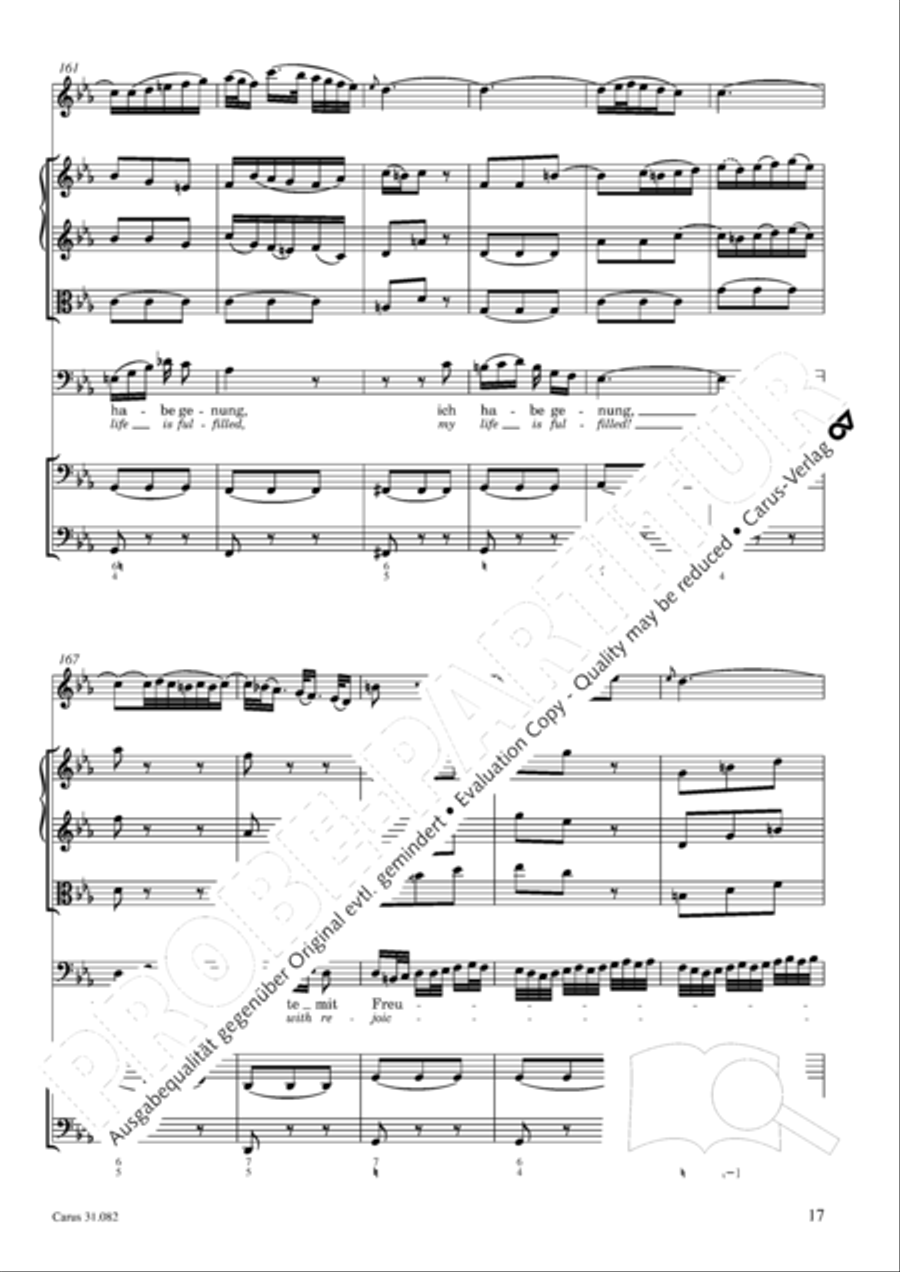 I have enough (Ich habe genung) Mezzo-Soprano Voice scores gallery preview page 18