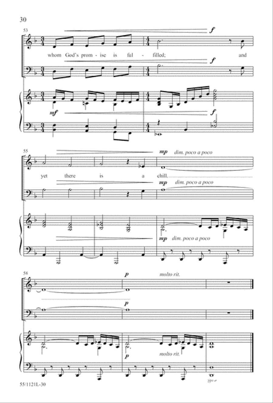 Touched by the Christ Touched by the Christ 3-Part scores gallery preview page 31