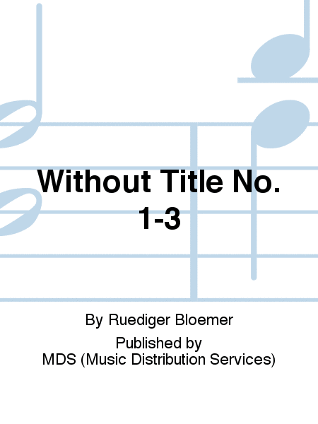 Without Title No. 1-3