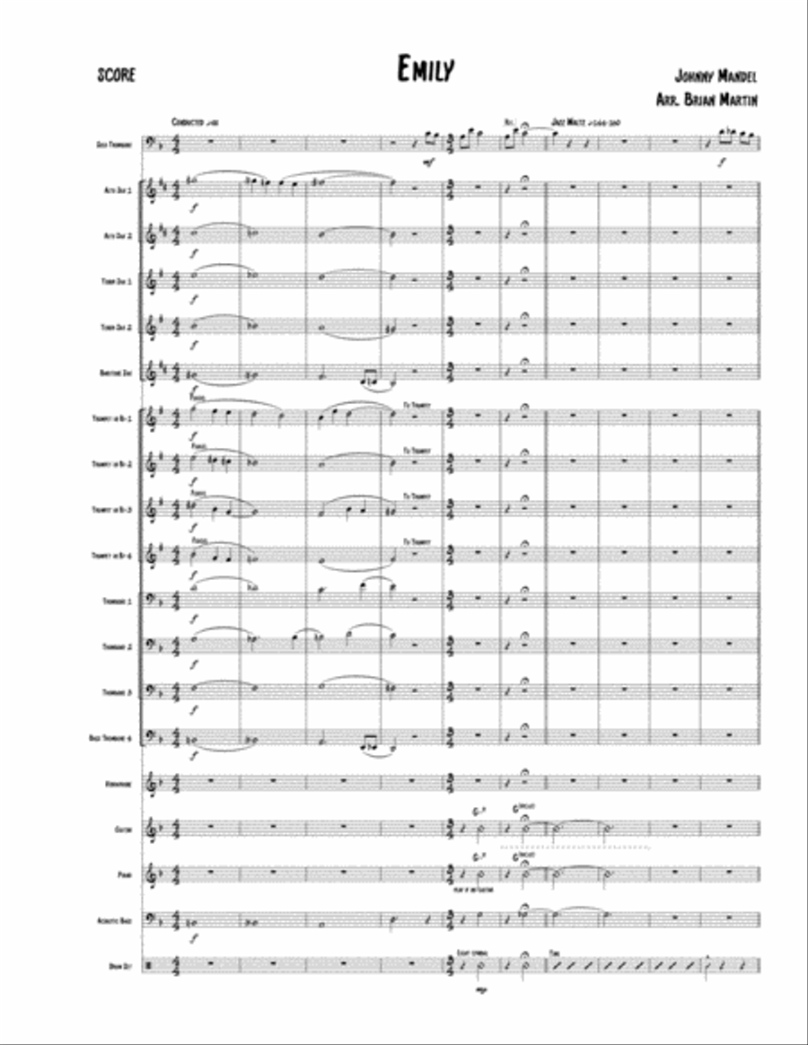 Emily Jazz Ensemble scores gallery preview page 1
