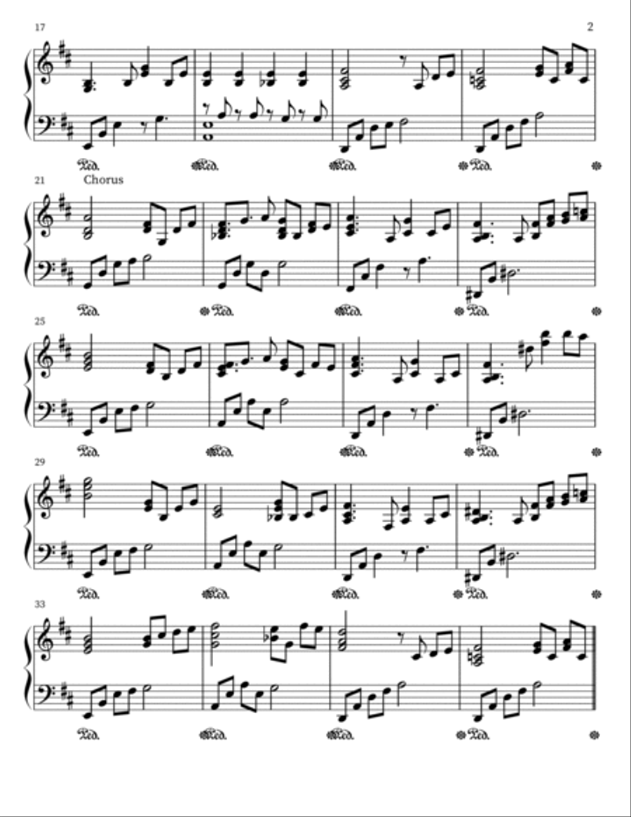 Let you break my heart again Piano scores gallery preview page 2