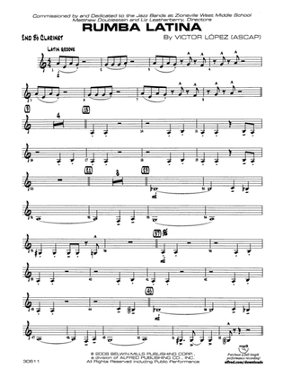 Rumba Latina: 2nd B-flat Clarinet