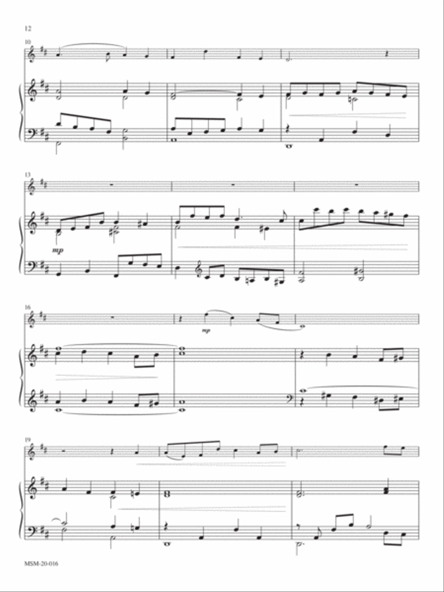 A Child This Day Is Born Flute scores gallery preview page 2