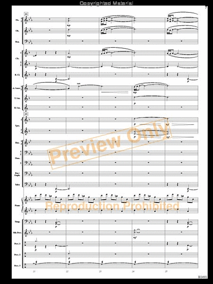 Nevermore Concert Band scores gallery preview page 6