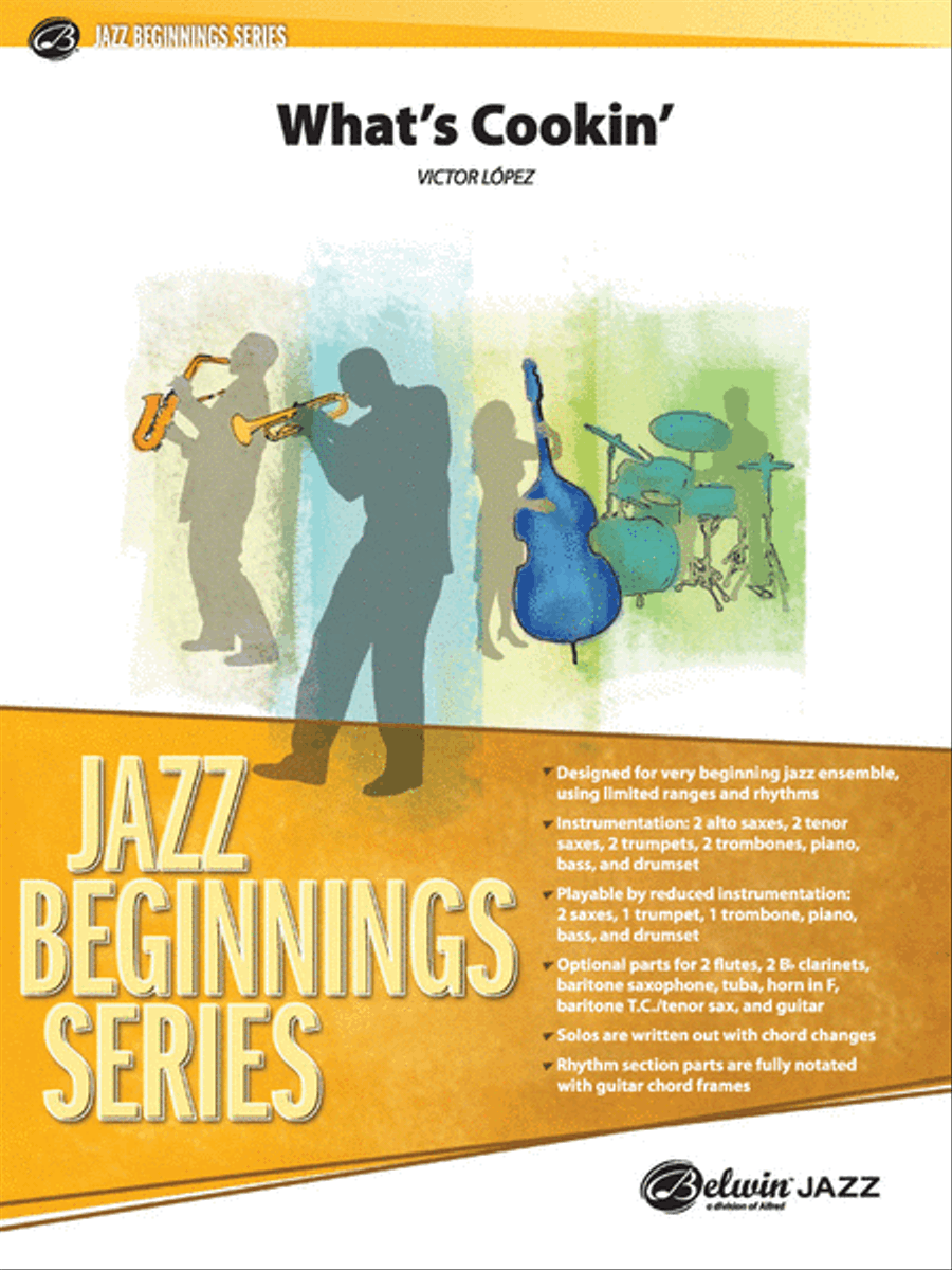 What's Cookin' Jazz Ensemble scores gallery preview page 1