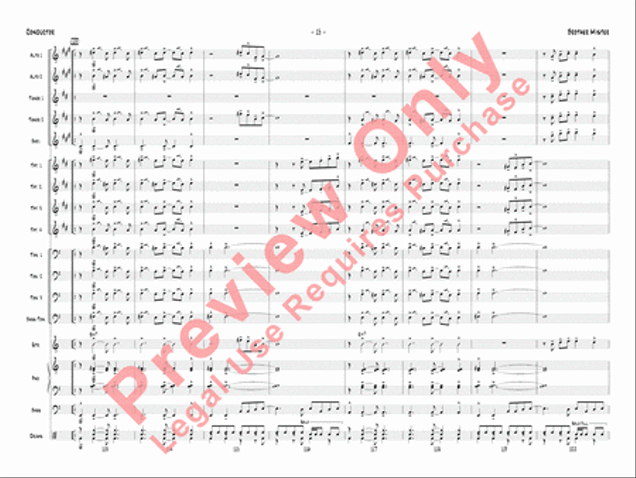 Brother Mister Jazz Ensemble scores gallery preview page 18