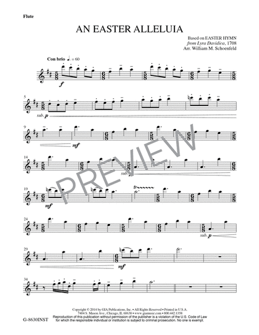 An Easter Alleluia - Instrument edition