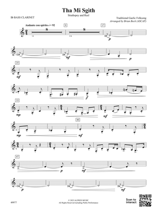 Tha Mi Sgìth: B-flat Bass Clarinet