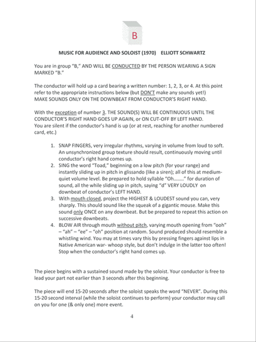 [Schwartz] Music for Audience and Soloist Small Ensemble scores gallery preview page 6