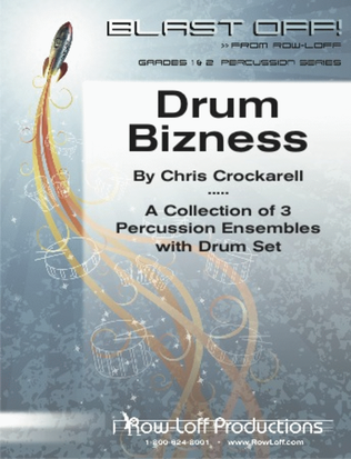 Book cover for Drum Bizness (Blast Off Series)