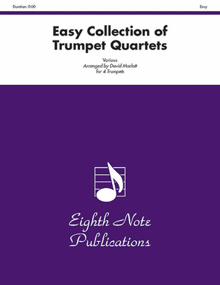 Book cover for Easy Collection of Trumpet Quartets