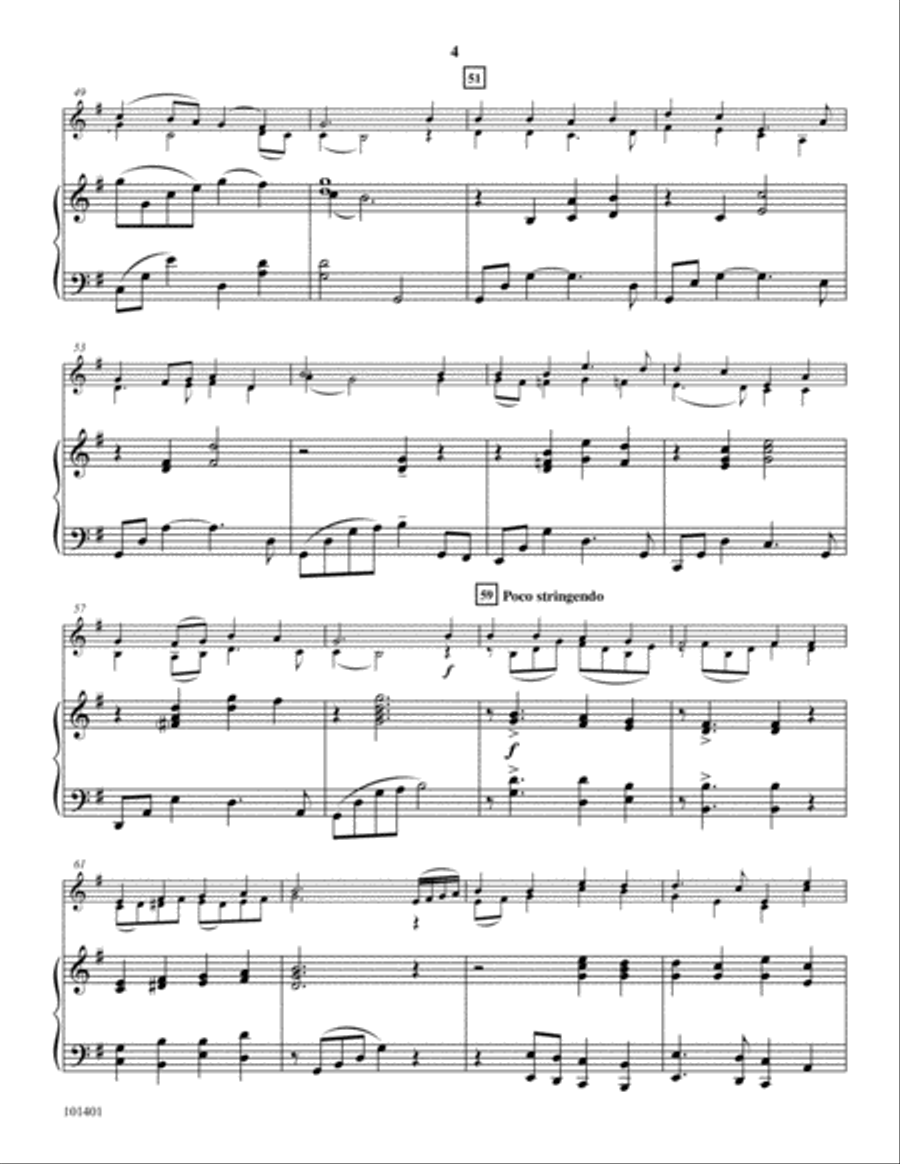 O Little Town of Bethlehem Brass Duet scores gallery preview page 4