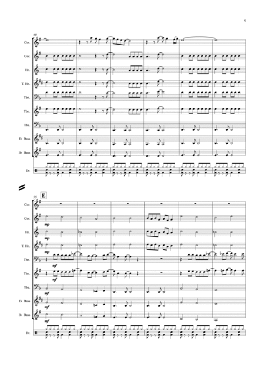 Forever Autumn School and Community scores gallery preview page 5