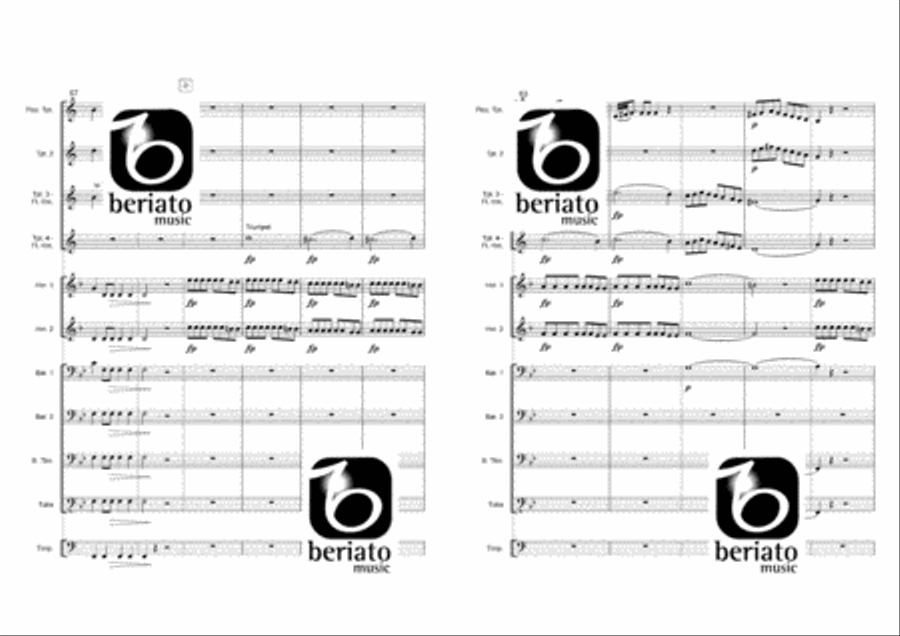 Le Nozze Di Figaro Le Nozze Di Figaro Percussion scores gallery preview page 7
