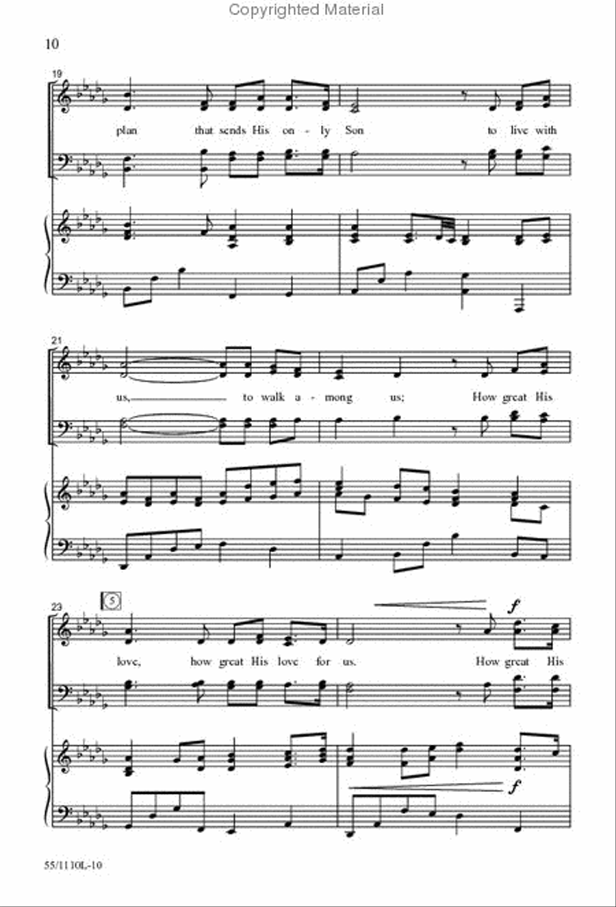 The Living Last Supper - Performance CD/SATB Score Combination 4-Part scores gallery preview page 4