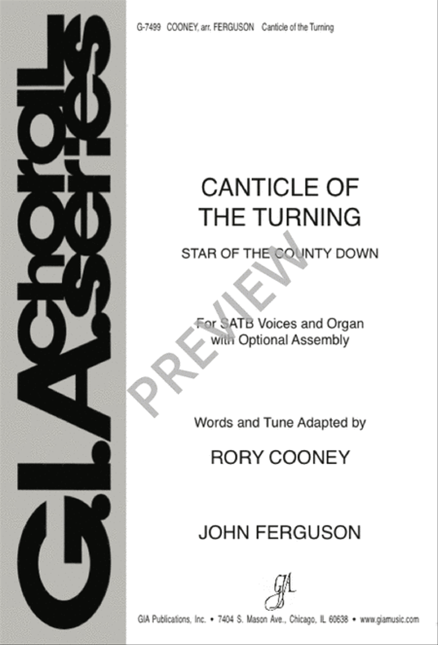 Canticle of the Turning 4-Part scores gallery preview page 1