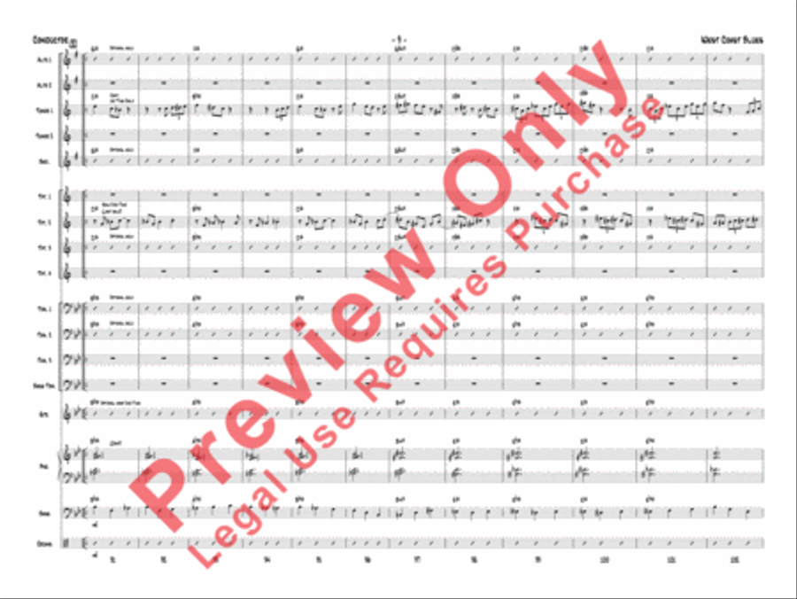 West Coast Blues West Coast Blues Jazz Ensemble scores gallery preview page 12
