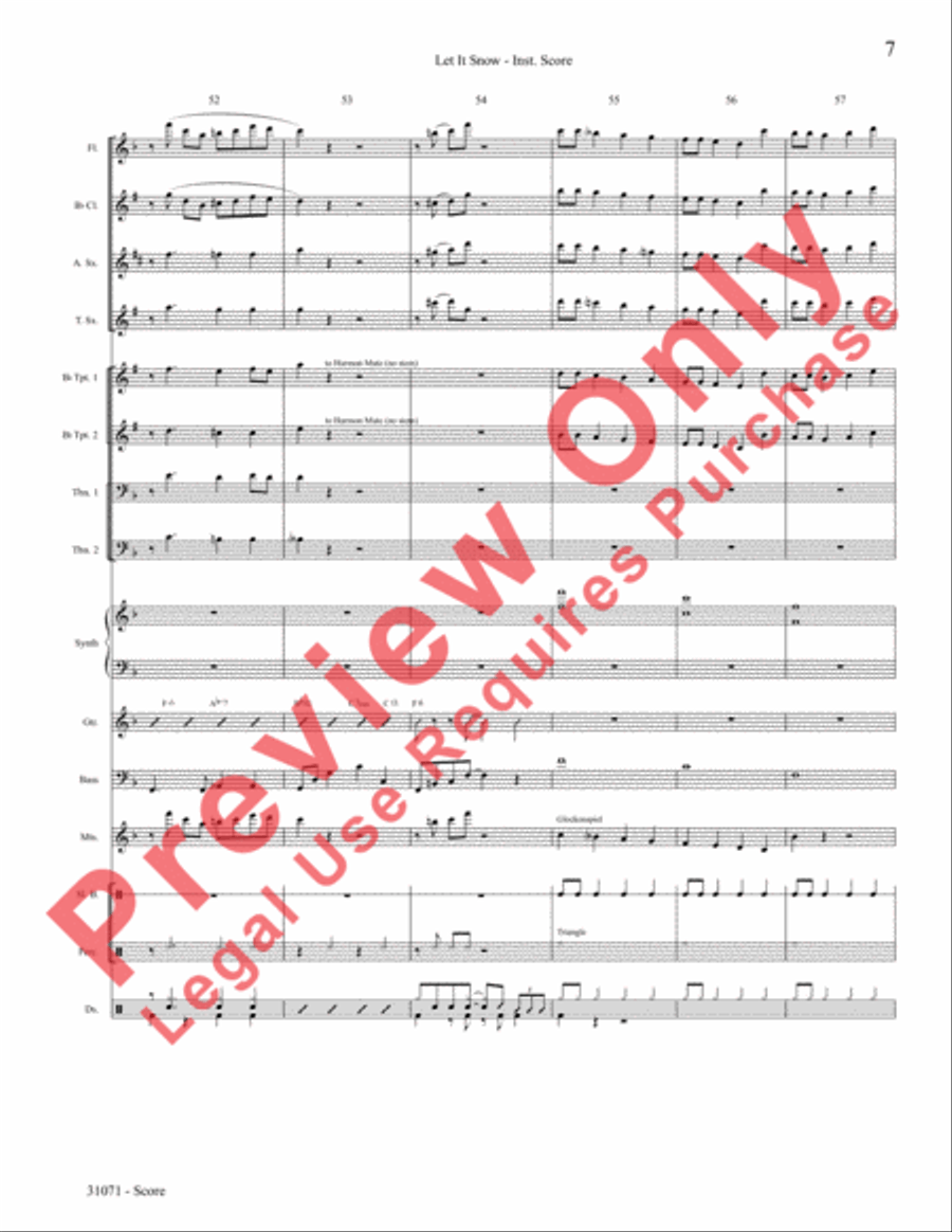 Let It Snow! Let It Snow! Let It Snow! Choir scores gallery preview page 8