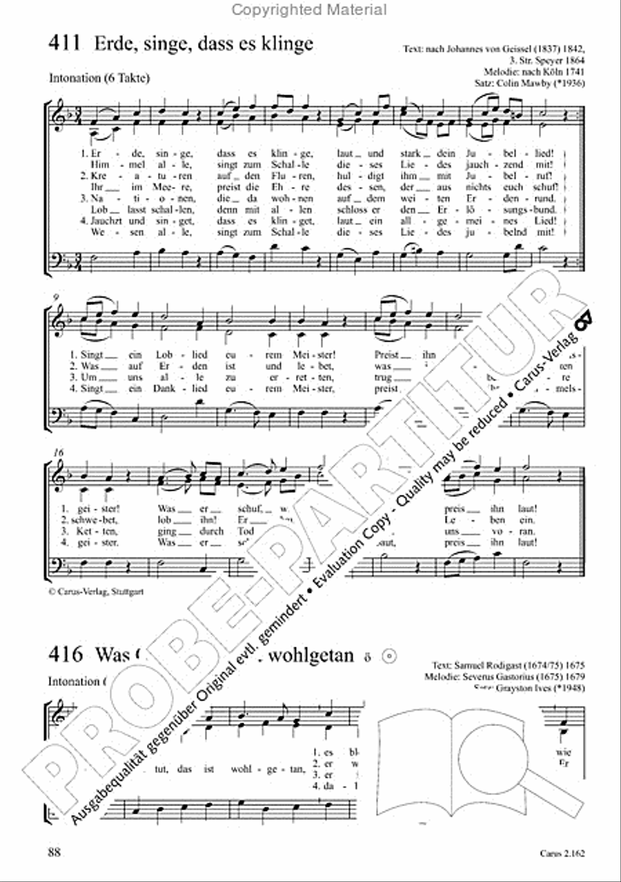 Chorbuch Gotteslob SAM 3-Part scores gallery preview page 89