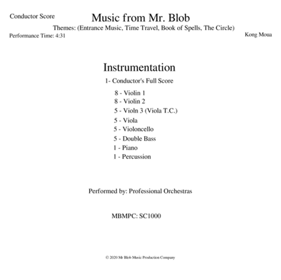 Music from Mr. Blob image number null