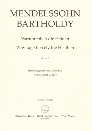 Why rage fiercely the Heathen, op. 78