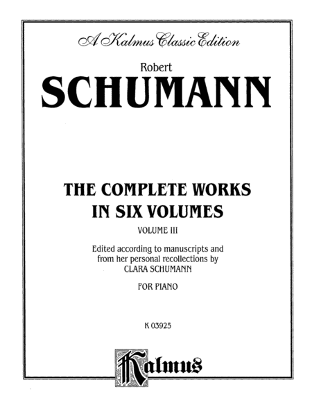 Complete Works, Volume 3