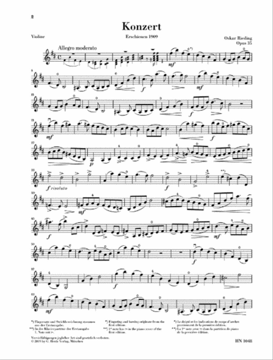 Violin Concerto in B Minor, Op. 35 Violin Solo scores gallery preview page 4