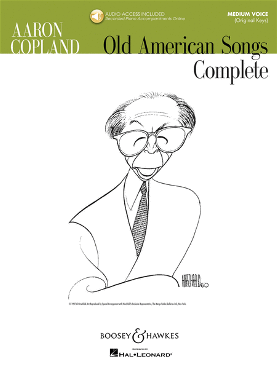 Aaron Copland: Old American Songs Complete Medium Voice scores gallery preview page 1