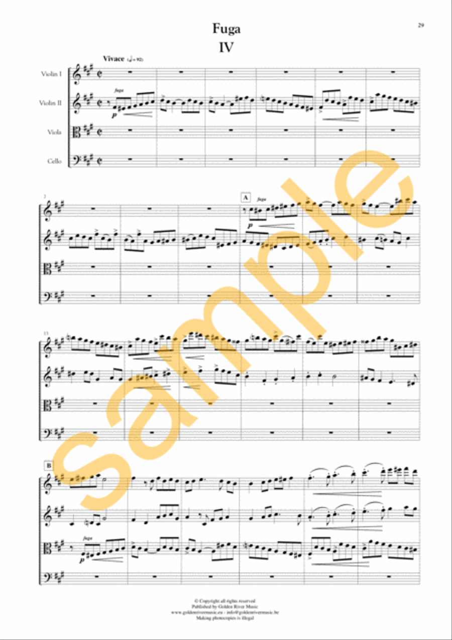 Cuerteta en fa sostenido menor Cello scores gallery preview page 9