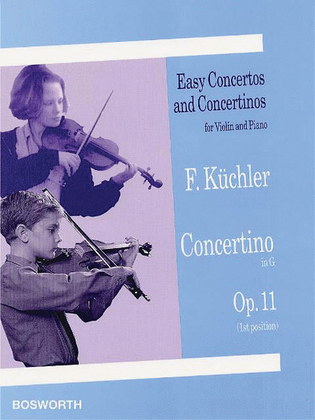Book cover for Concertino in G, Op. 11 (1st and 3rd position)