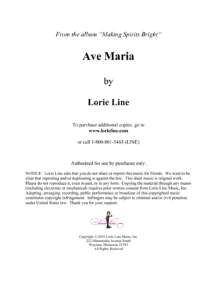 Book cover for Ave Maria (from Making Spirits Bright)
