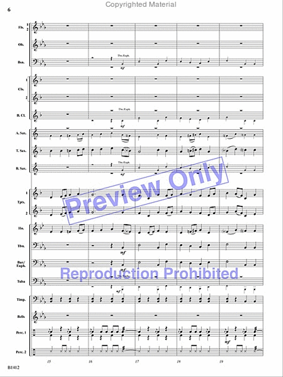 Jubilations! Concert Band scores gallery preview page 5
