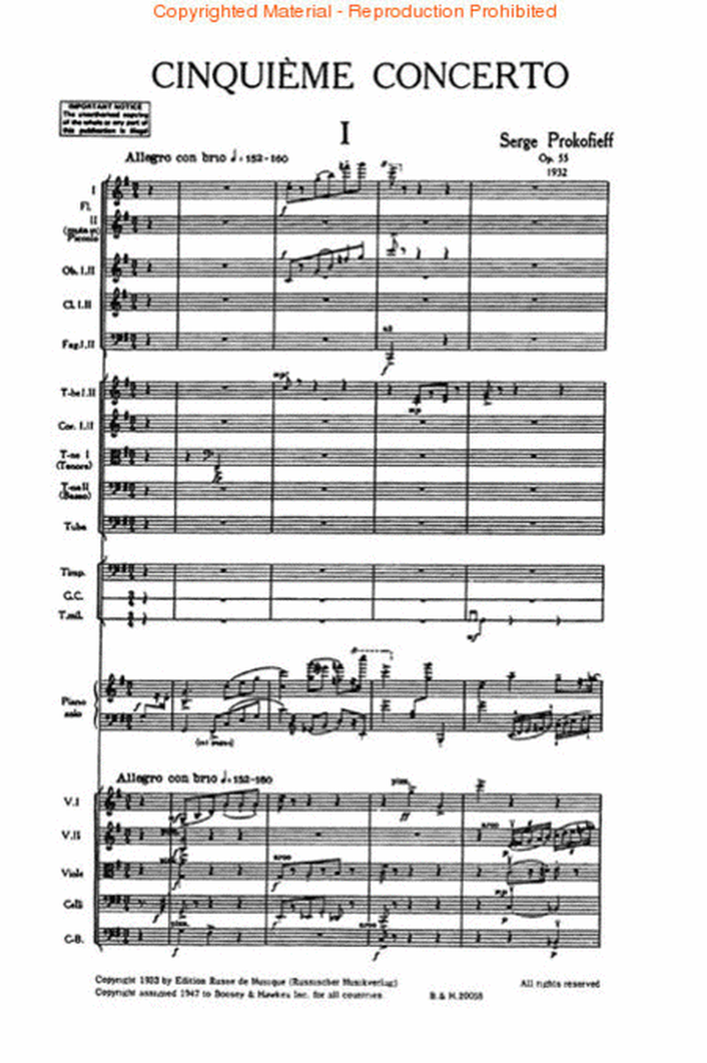 Piano Concerto No. 5 in G, Op. 55