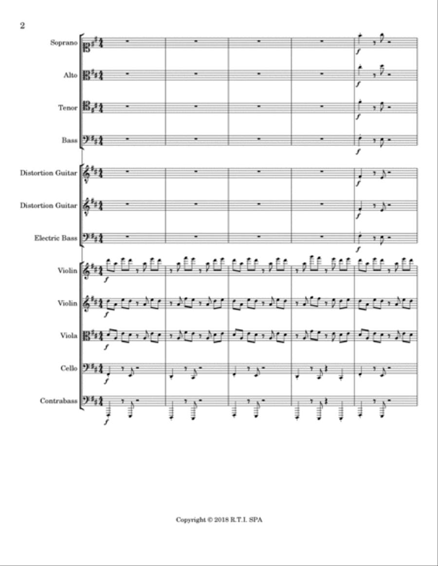 Sonic Colors~Nega Whisp Armor Phase II - Score Only Full Orchestra scores gallery preview page 2