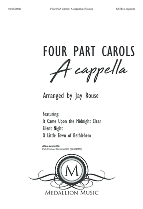 Book cover for Four-part Carols: A cappella
