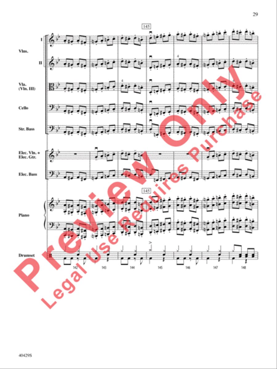 Wish Liszt Wish Liszt String Orchestra scores gallery preview page 30