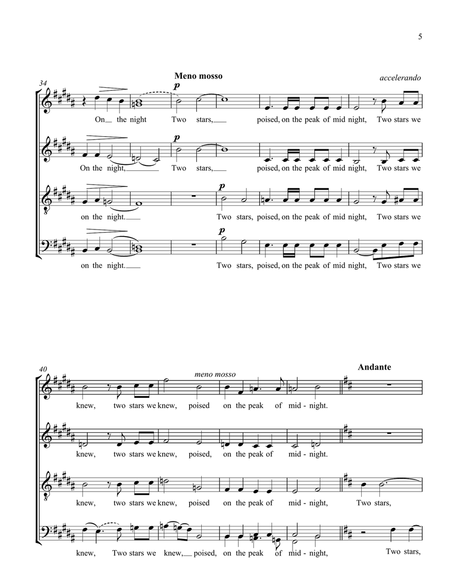 There Will Be Stars Divisi scores gallery preview page 5