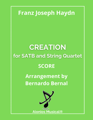 Book cover for Creation - SATB and String Quartet (Score and Parts)