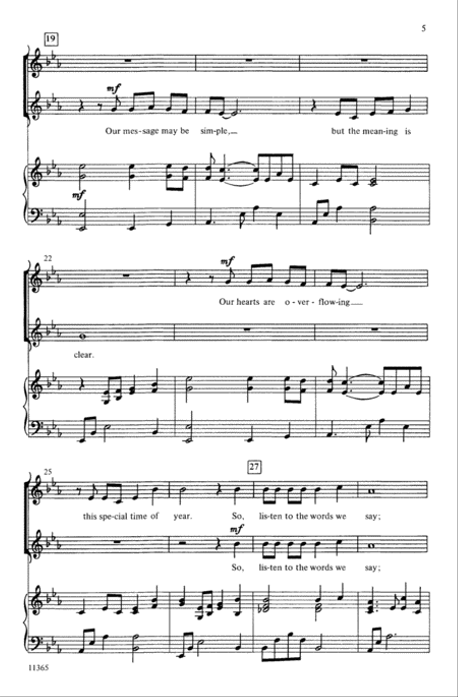 Our Gift for You Choir scores gallery preview page 3
