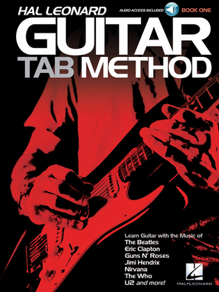 Book cover for Hal Leonard Guitar Tab Method