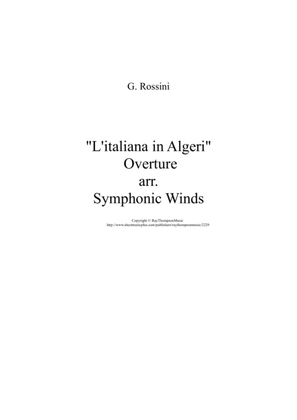 Book cover for Rossini: L'italiana in Algeri Overture (Complete) - symphonic wind