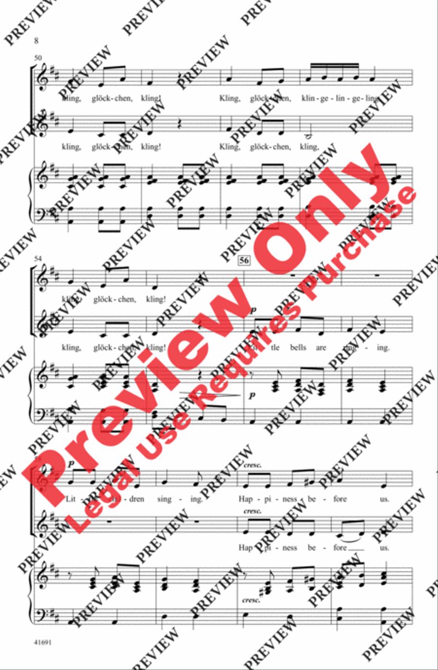A Wreath of Carols 2-Part scores gallery preview page 7