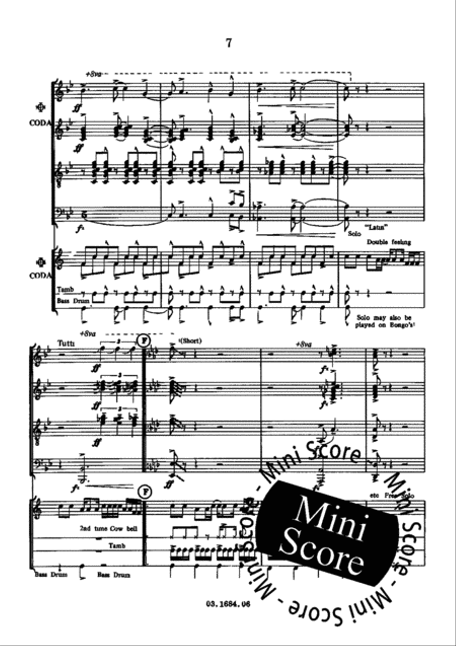 Can't take my Eyes off You Big Band scores gallery preview page 11