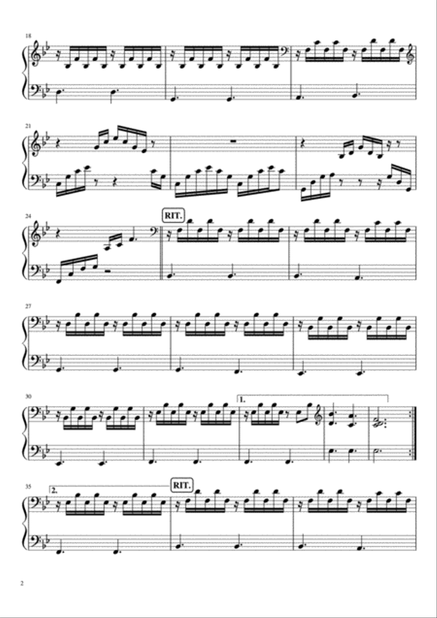 A Thousand Years Easy Piano scores gallery preview page 2