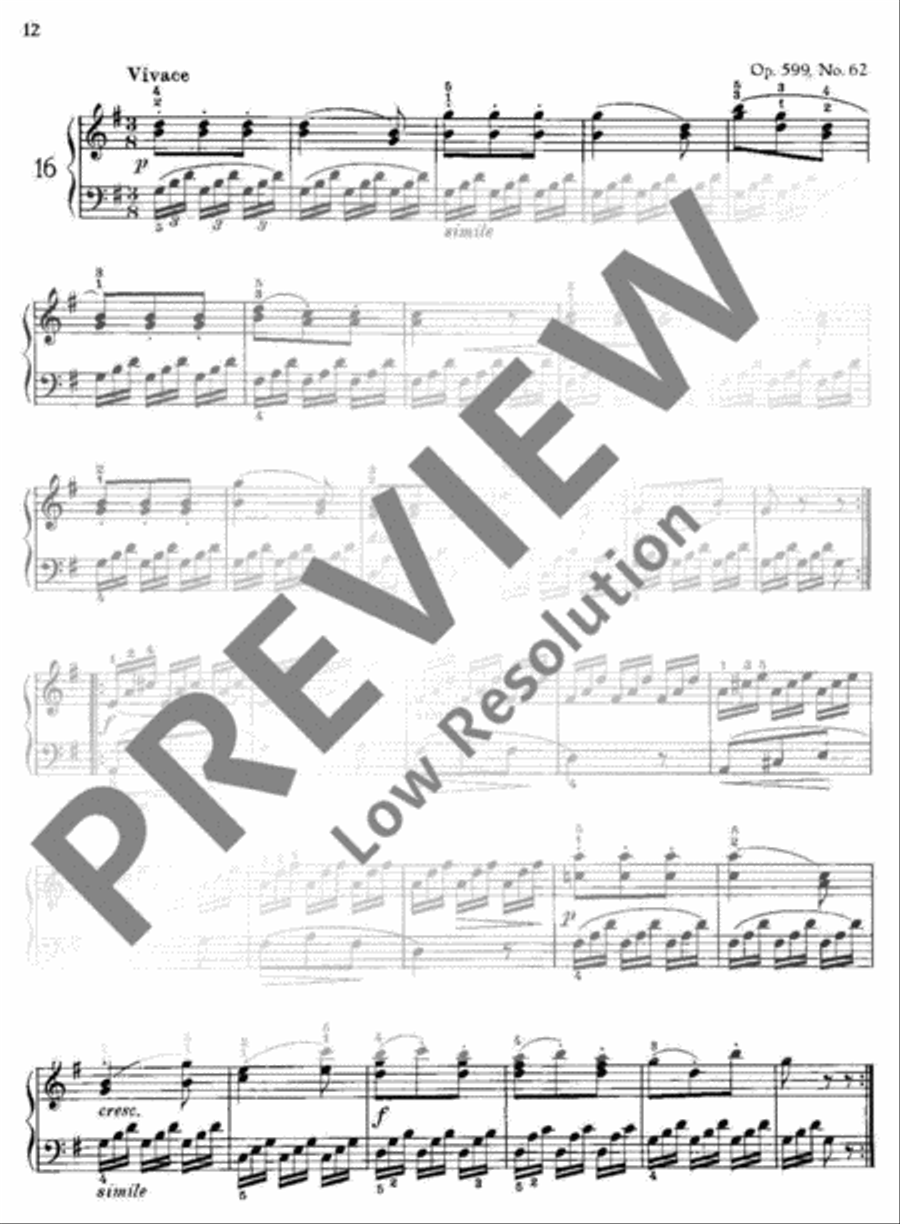 The practical Czerny Piano Solo scores gallery preview page 13