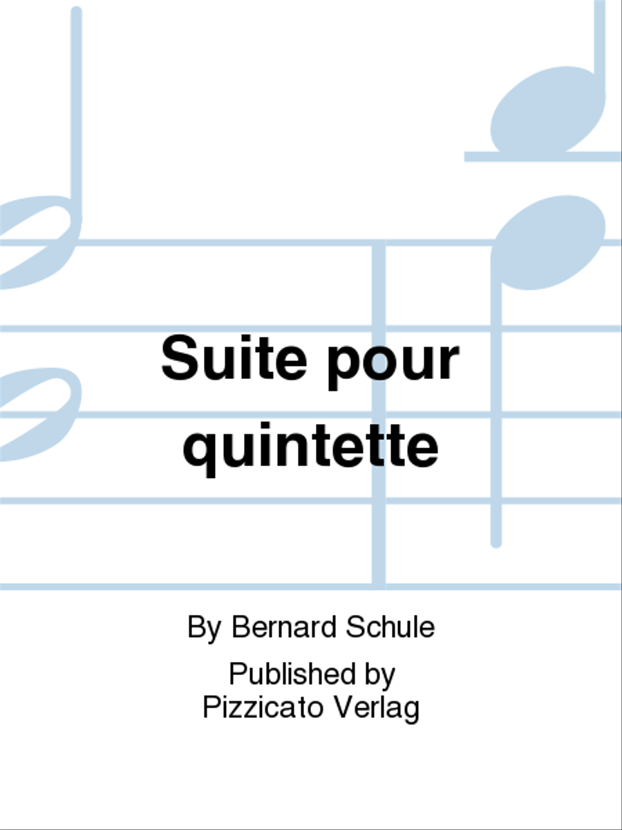 Suite pour quintette Flute scores gallery preview page 1