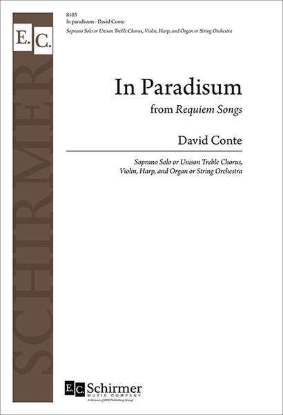 In paradisum from Requiem Songs (Choral/Full Score)