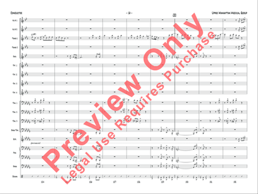Upper Manhattan Medical Group Jazz Ensemble scores gallery preview page 17